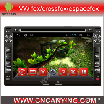 Car DVD Player for Pure Android 4.2.2 Car DVD Player with A9 CPU Capacitive Touch Screen GPS Bluetooth for Vw Fox/Crossfox/Espacefox/Spacecross (AD-7102)